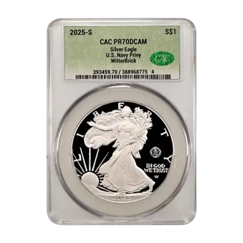 2025-S Silver Eagle S$1 U.S. Navy Privy DCAM (Proof) (2)