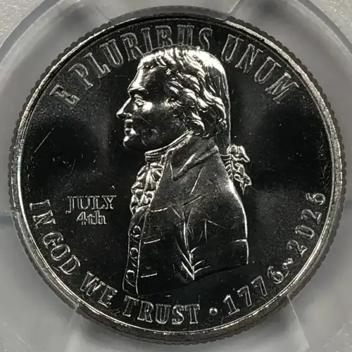 2026 25C Declaration of Independence w/ July 4th Privy - Early Find