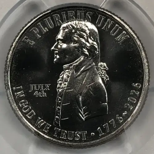 2026 25C Declaration of Independence w/ July 4th Privy - Early Find