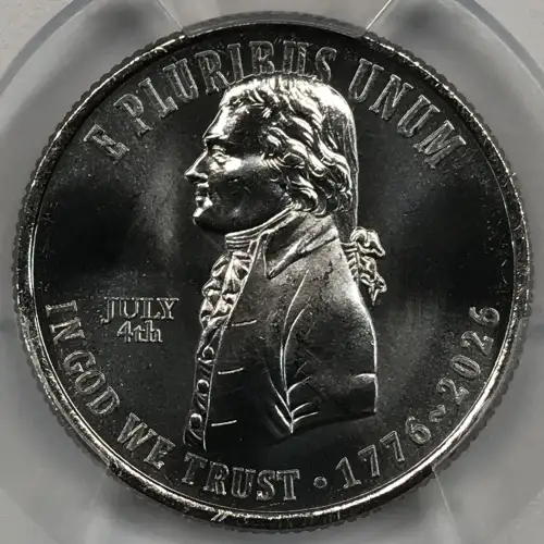 2026 25C Declaration of Independence w/ July 4th Privy - Early Find