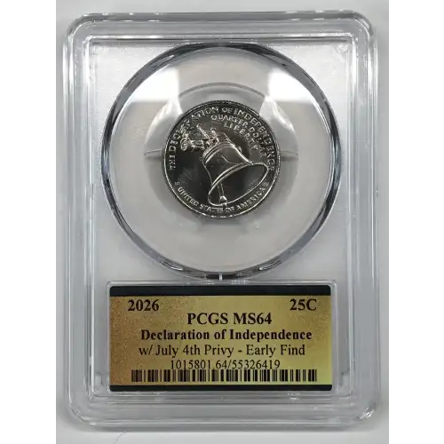 2026 25C Declaration of Independence w/ July 4th Privy - Early Find (4)