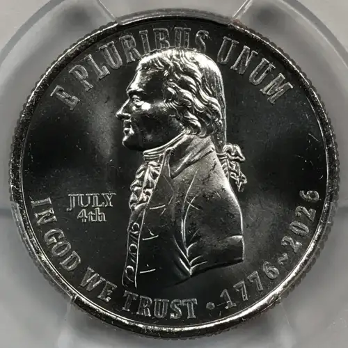 2026 25C Declaration of Independence w/ July 4th Privy - Early Find