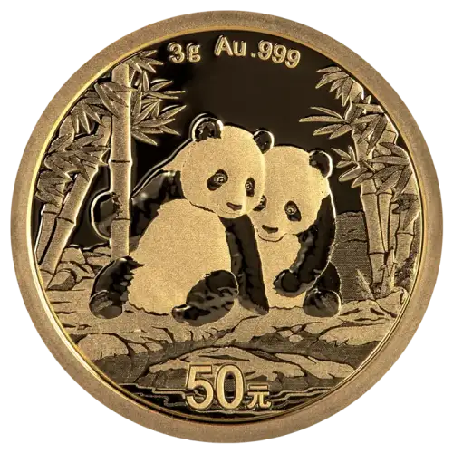 2026 3g Chinese Gold Panda - Old Pueblo Coin