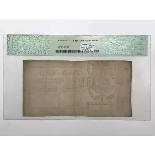 20s October 16, 1786  COLONIAL CURRENCY GA-131 (2)