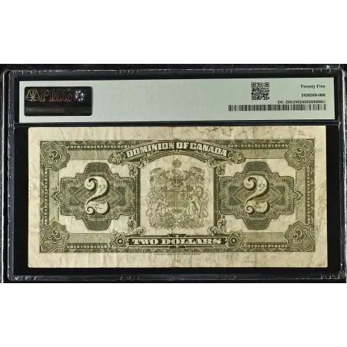 4 Dollars 2.7.1900, 1897-1900 Issue  Dominion of Canada 25 (3)