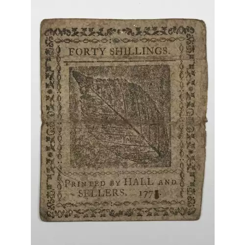 40s December 8, 1775  COLONIAL CURRENCY PA-196 (2)