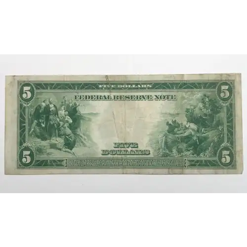 $5 1914 Blue Seal Federal Reserve Notes 883A (2)