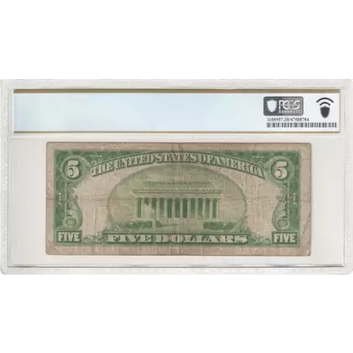 $5 1929 brown seal Small Federal Reserve Bank Notes 1850-G (3)