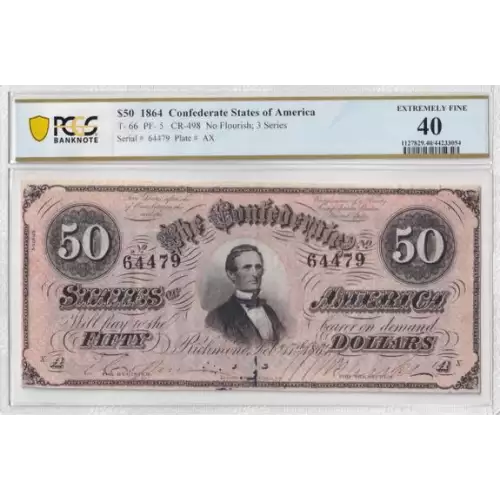 $5 As above but Series A  Legal Tender Issues 66