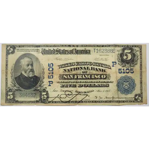$5  Blue Seal Third Charter Period 606