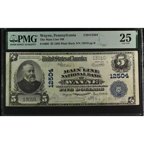 $5  Blue Seal Third Charter Period 609