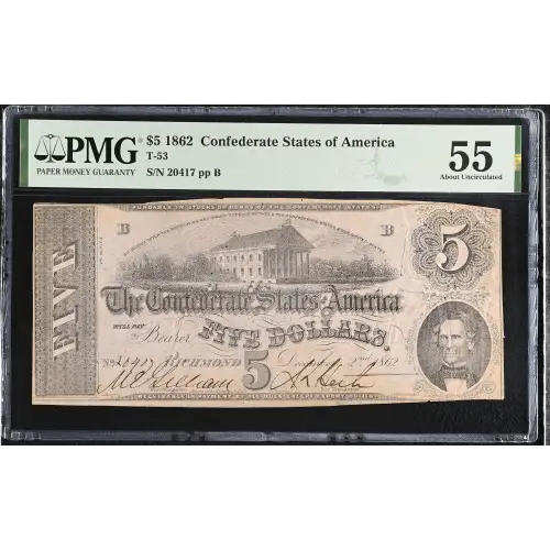 $5   Issues of the Confederate States of America CS-53