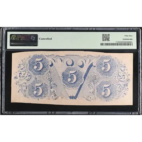 $5   Issues of the Confederate States of America CS-53 (2)