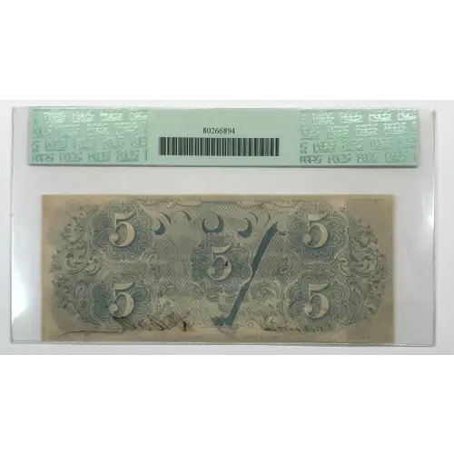 $5   Issues of the Confederate States of America CS-60 (2)