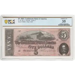 $5   Issues of the Confederate States of America CS-69 (2)
