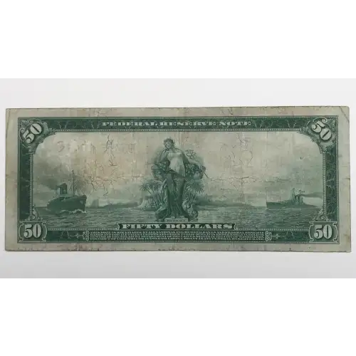 $50 1914 Blue Seal Federal Reserve Notes 1030 (2)