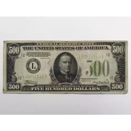 $500 1934  High Denomination Notes 2201-L