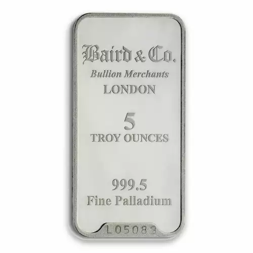 5oz Baird & Co Palladium Minted Bar (2)