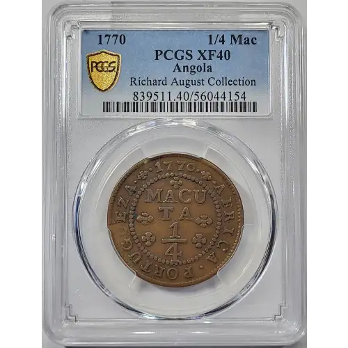 ANGOLA Copper 1/4 MACUTA