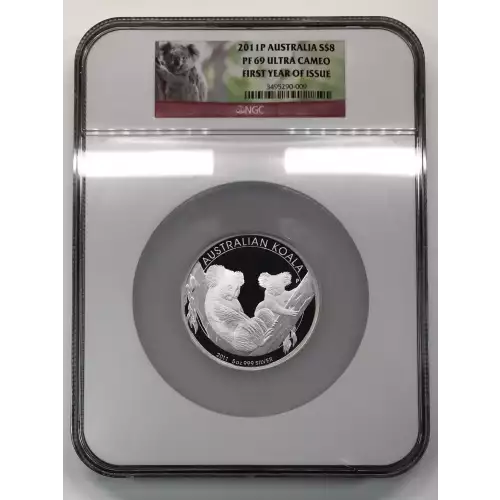 Australia 5 oz Silver Koala 8 Dollars (generic, 2011-present) (2)