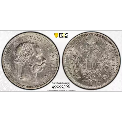 Austria Silver 10 KREUZER