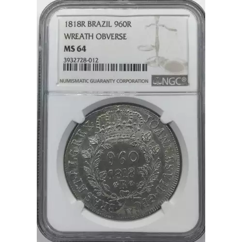 Brazil Silver 960 REIS