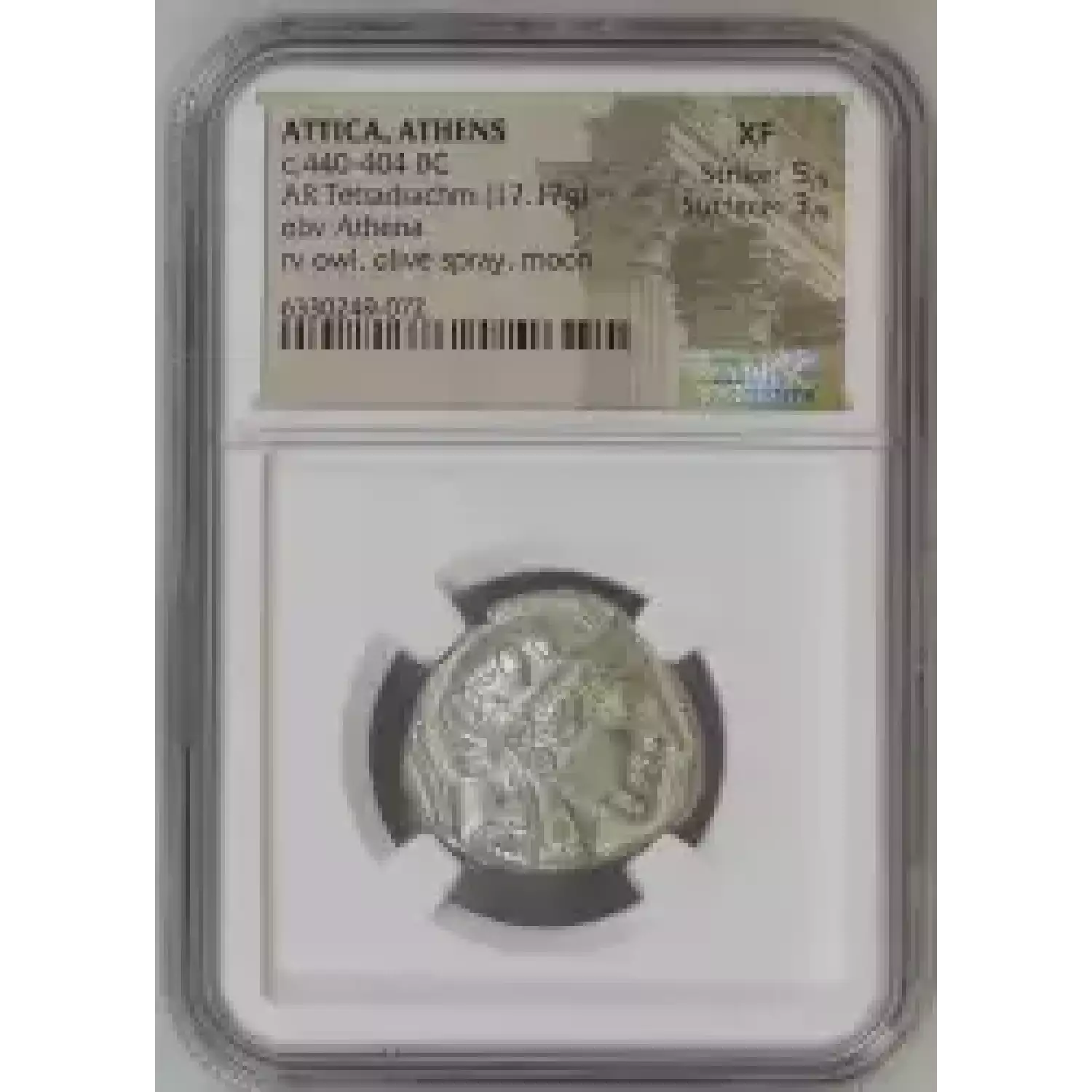 Greek Ancient Coin NGC XF-Strike:-5/5-Surface:-3/5 - Old