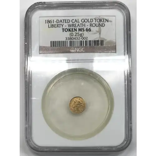 California Gold Token (generic, no denomination)