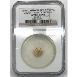 California Gold Token (generic, no denomination)