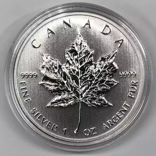 Canada 1 oz Silver Maple Leaf $5 Coin (generic, any year, any type) (2)