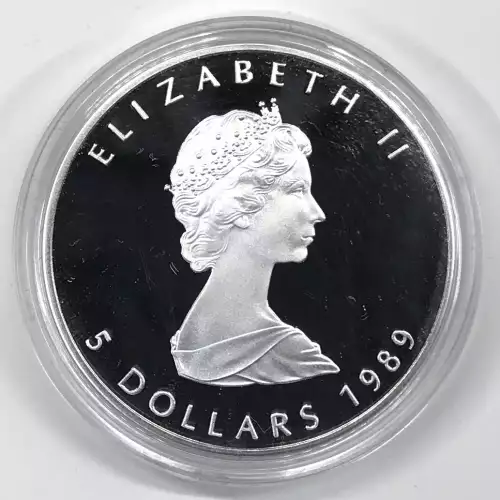 Canada 1 oz Silver Maple Leaf $5 Coin (generic, any year, any type) (2)