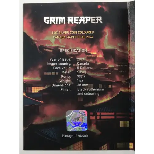 Canada 1 oz Silver Maple Leaf $5 Coin (generic, any year, any type) (4)