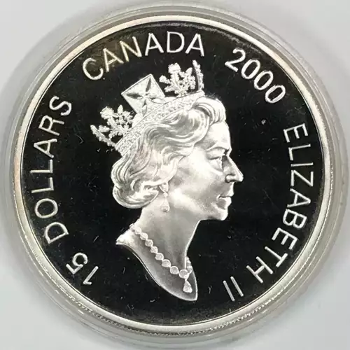 CANADA Silver 15 DOLLARS - 2000 Lunar Dragon (3)