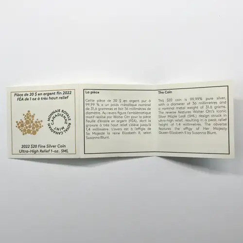 CANADA Silver 20 DOLLARS (1 oz / 31.1 grams) (generic)