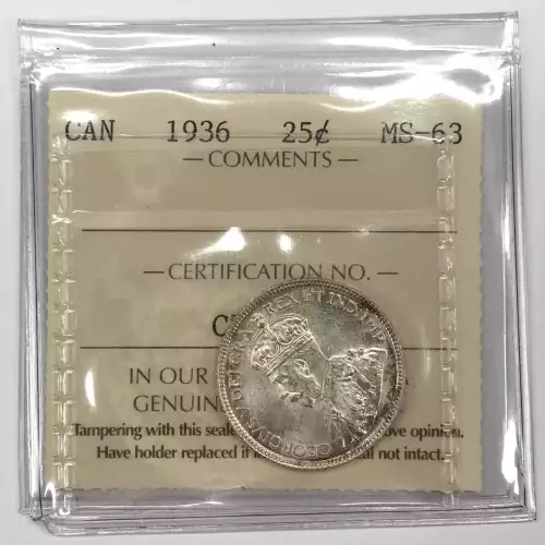 CANADA Silver 25 CENTS