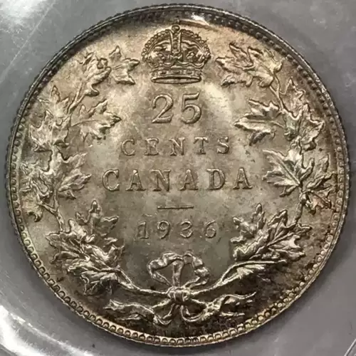 CANADA Silver 25 CENTS (4)