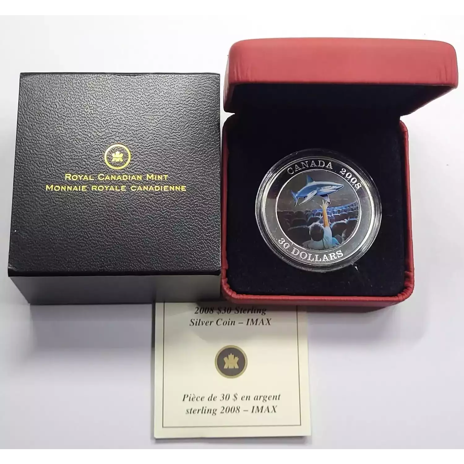 2008 CANADA Silver 30 DOLLARS IMAX 1 oz w Box & COA - Old Pueblo Coin
