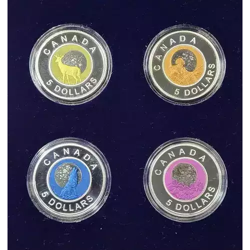 Canada Silver 4-Coin Set (generic, any weight/denomination) (2)
