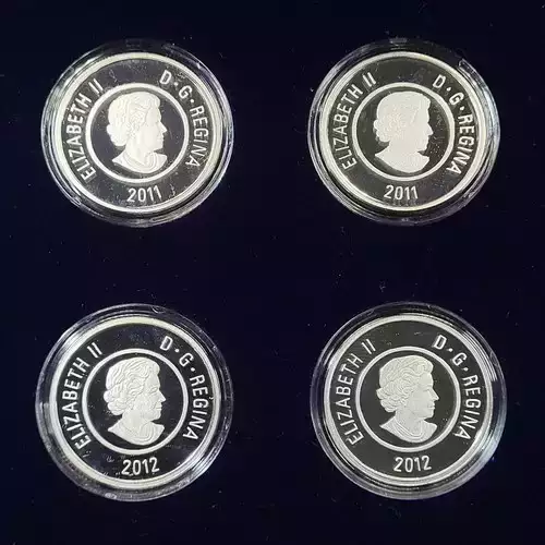 Canada Silver 4-Coin Set (generic, any weight/denomination) (3)