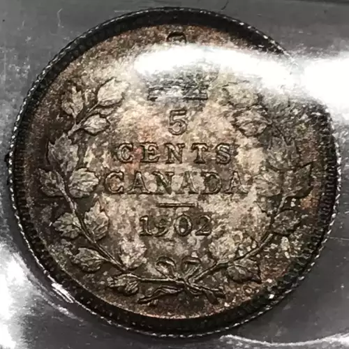 CANADA Silver 5 CENTS (5)