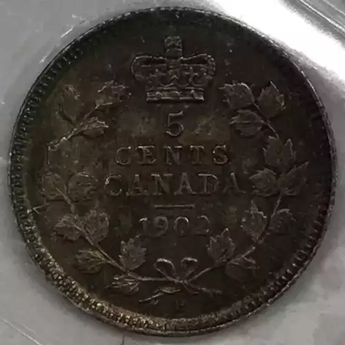 CANADA Silver 5 CENTS (2)