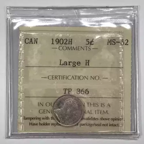 CANADA Silver 5 CENTS