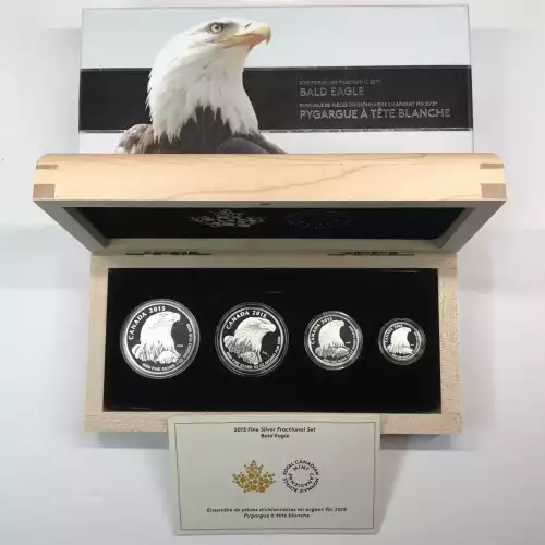 CANADA Silver 5 DOLLARS (2015 Bald Eagle)