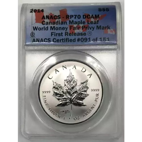 CANADA Silver 5 DOLLARS