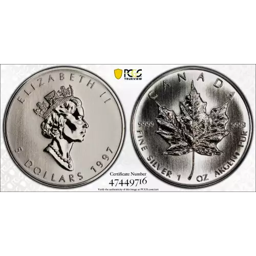 CANADA Silver 5 DOLLARS