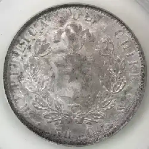 CHILE Silver 50 CENTAVOS (4)