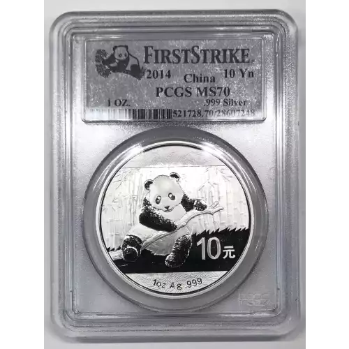 CHINA, PEOPLE'S REPUBLIC 1 oz Silver Panda 10 YUAN (1987-2015) (3)