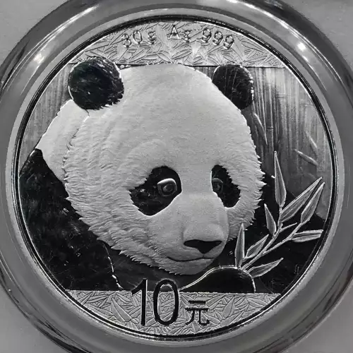CHINA, PEOPLE'S REPUBLIC 1 oz Silver Panda 10 YUAN (1987-2015) (2)