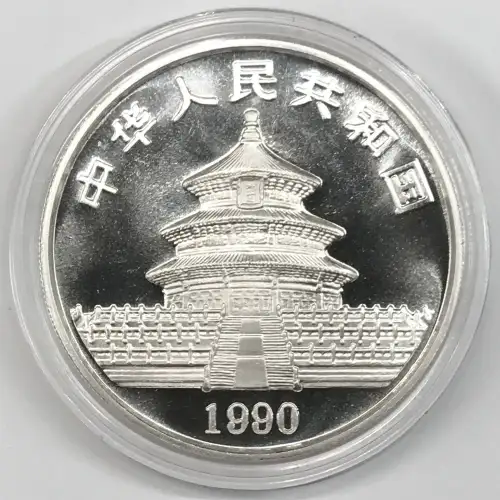 CHINA, PEOPLE'S REPUBLIC 1 oz Silver Panda 10 YUAN (1987-2015)