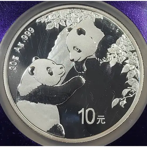 CHINA, PEOPLE'S REPUBLIC 1 oz Silver Panda 10 YUAN (1987-2015) (2)